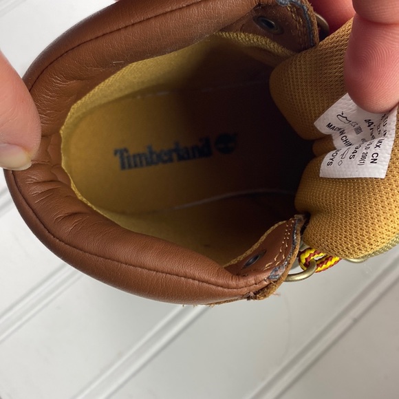 Timberland boys lace up Field  boots new in box size 1 - Picture 5 of 11